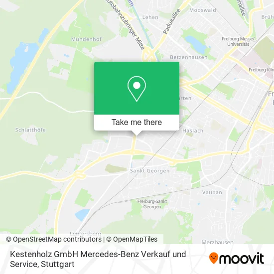 Kestenholz GmbH Mercedes-Benz Verkauf und Service map