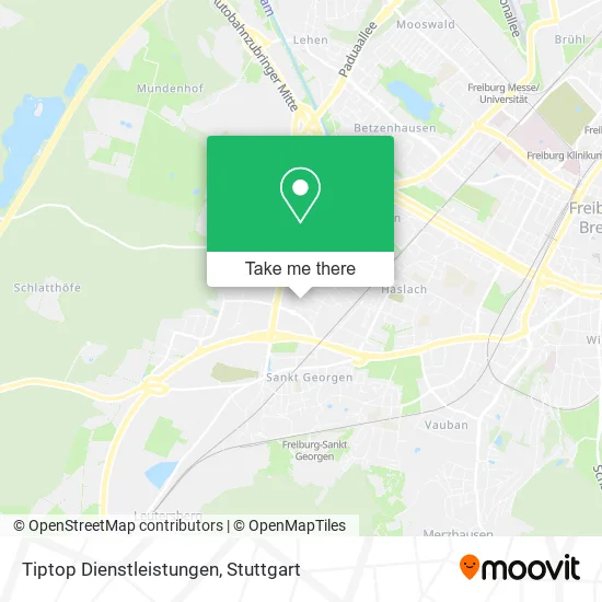 Карта Tiptop Dienstleistungen