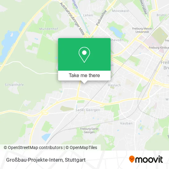 Карта Großbau-Projekte-Intern