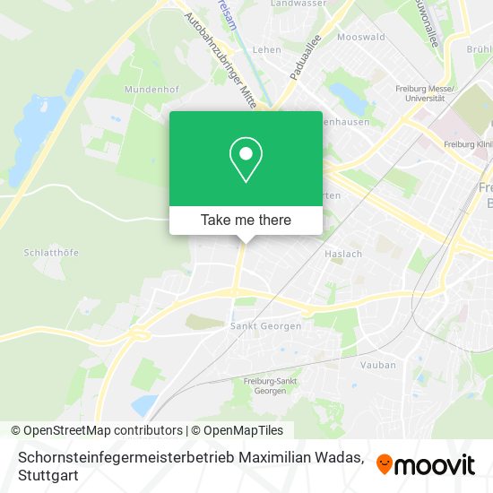 Schornsteinfegermeisterbetrieb Maximilian Wadas map