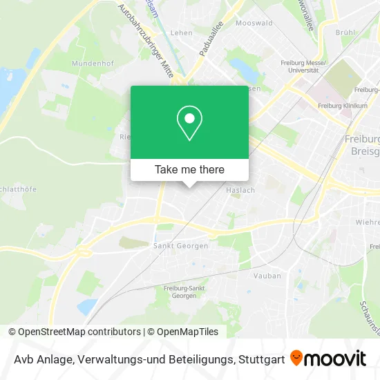 Карта Avb Anlage, Verwaltungs-und Beteiligungs