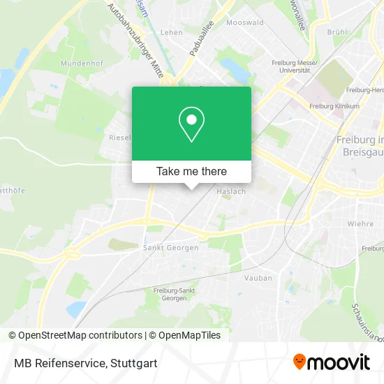 MB Reifenservice map