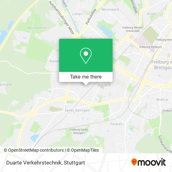 Карта Duarte Verkehrstechnik