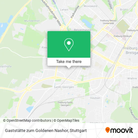 Карта Gaststätte zum Goldenen Nashor