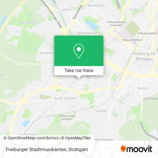 Карта Freiburger Stadtmusikanten