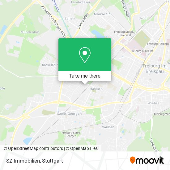 SZ Immobilien map