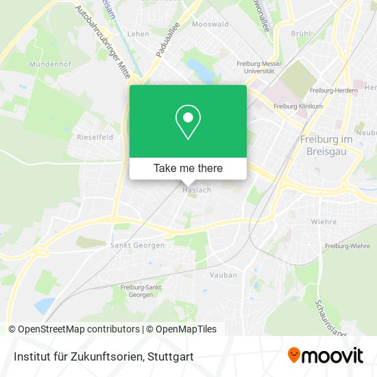Institut für Zukunftsorien map
