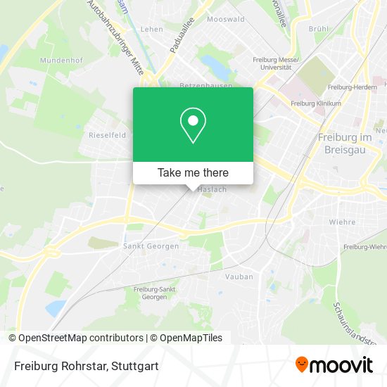 Карта Freiburg Rohrstar