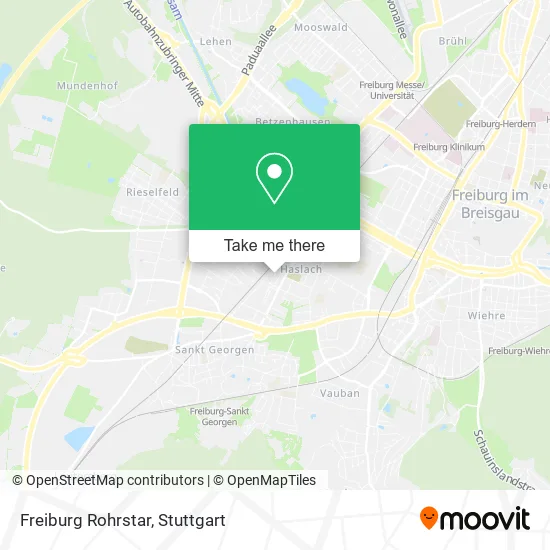 Карта Freiburg Rohrstar