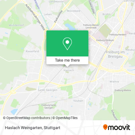 Карта Haslach Weingarten