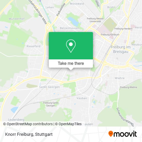 Карта Knorr Freiburg