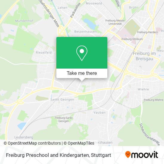 Freiburg Preschool and Kindergarten map