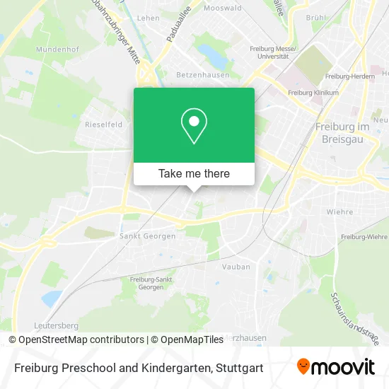Карта Freiburg Preschool and Kindergarten