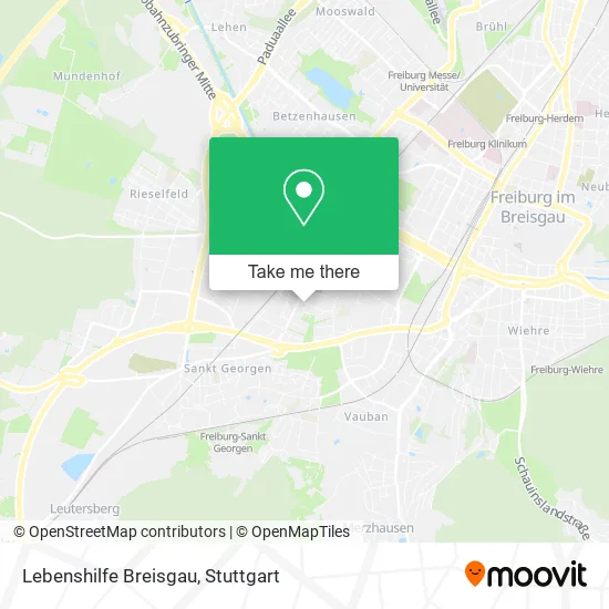 Карта Lebenshilfe Breisgau