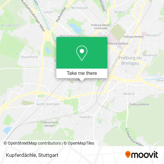 Карта Kupferdächle