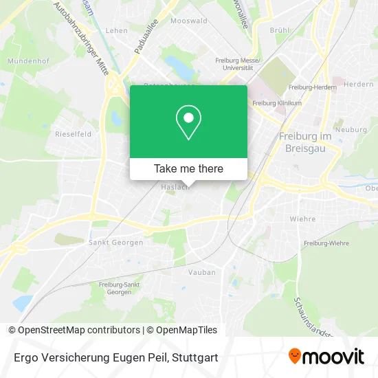 Карта Ergo Versicherung Eugen Peil
