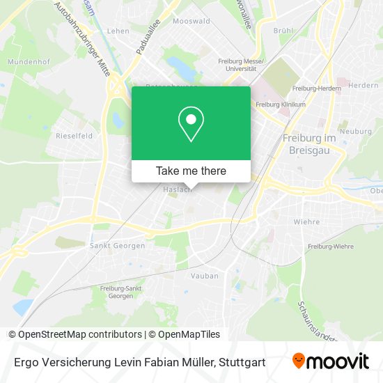 Ergo Versicherung Levin Fabian Müller map