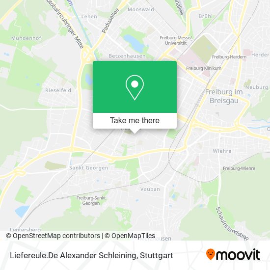 Liefereule.De Alexander Schleining map