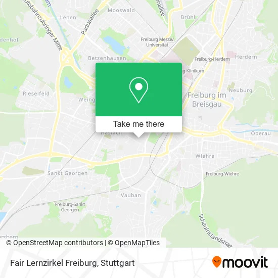 Карта Fair Lernzirkel Freiburg