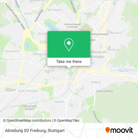 Карта Abteilung 02 Freiburg