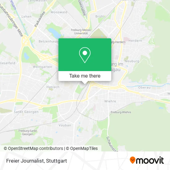 Freier Journalist map