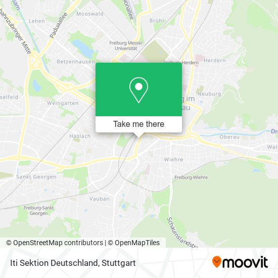 Iti Sektion Deutschland map