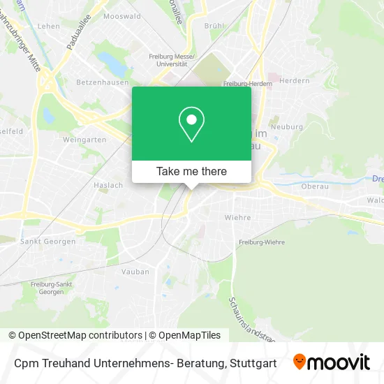 Карта Cpm Treuhand Unternehmens- Beratung