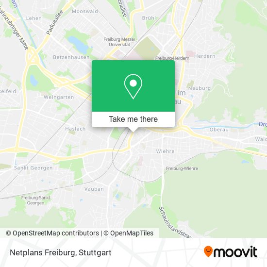 Карта Netplans Freiburg