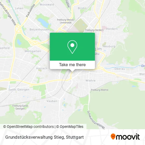 Карта Grundstücksverwaltung Stieg