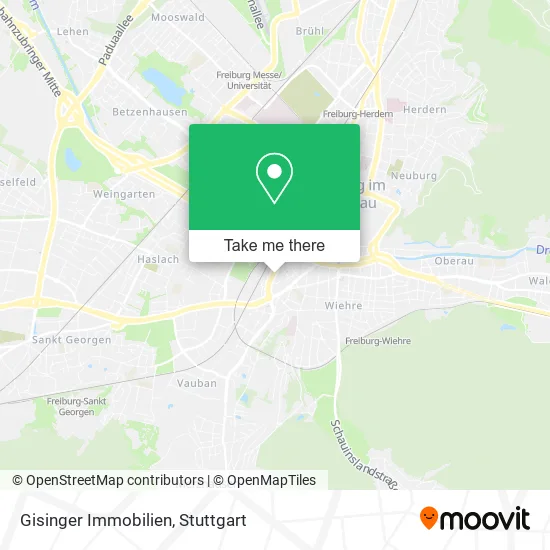 Карта Gisinger Immobilien