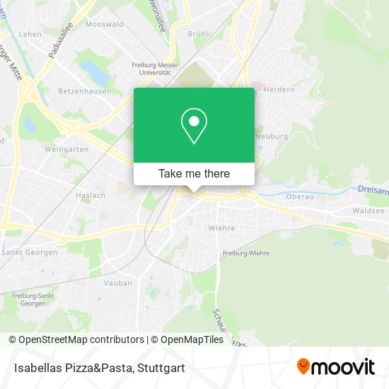 Карта Isabellas Pizza&Pasta