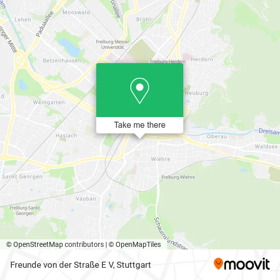 Карта Freunde von der Straße E V