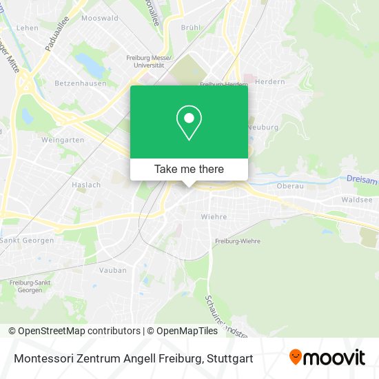 Карта Montessori Zentrum Angell Freiburg