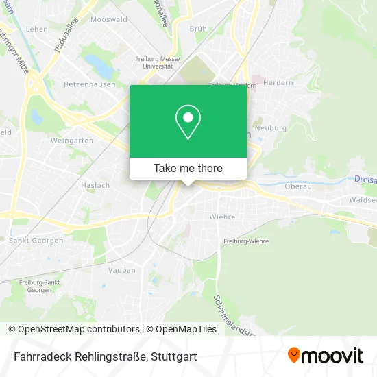 Карта Fahrradeck Rehlingstraße