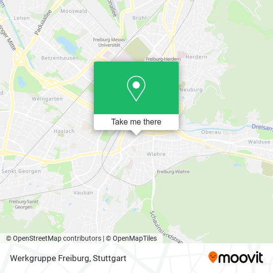 Werkgruppe Freiburg map