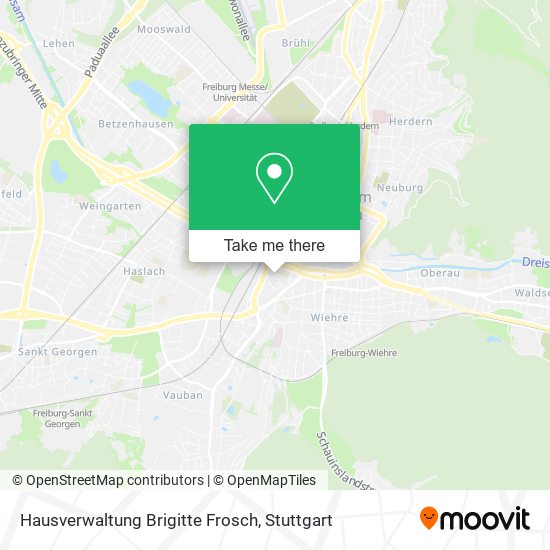 Hausverwaltung Brigitte Frosch map
