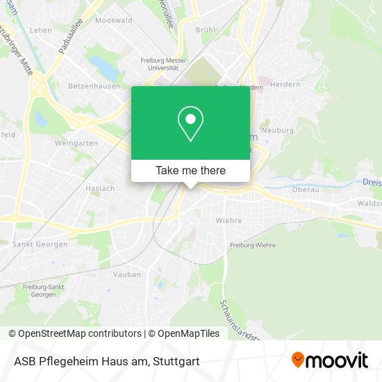 Карта ASB Pflegeheim Haus am