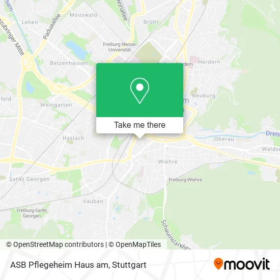 Карта ASB Pflegeheim Haus am