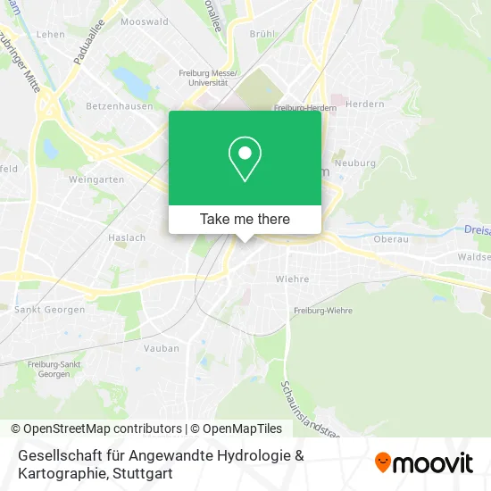 Карта Gesellschaft für Angewandte Hydrologie & Kartographie
