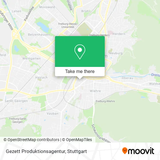 Карта Gezett Produktionsagentur