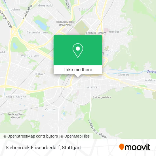 Карта Siebenrock Friseurbedarf