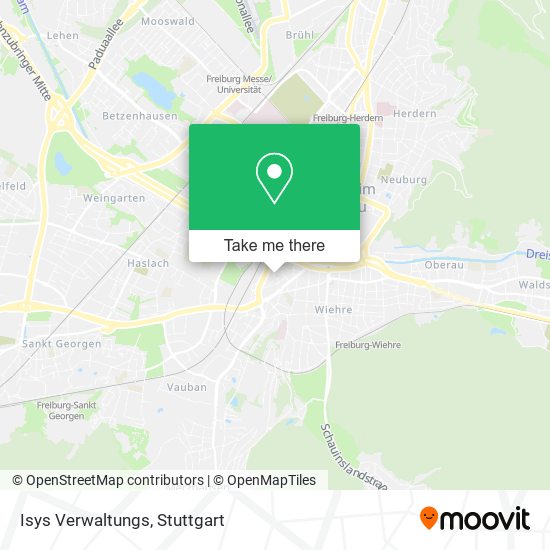 Карта Isys Verwaltungs
