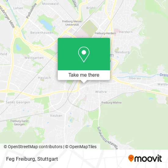 Карта Feg Freiburg