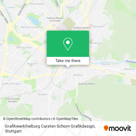 Карта Grafikwerkfreiburg Carsten Schorn Grafikdesign