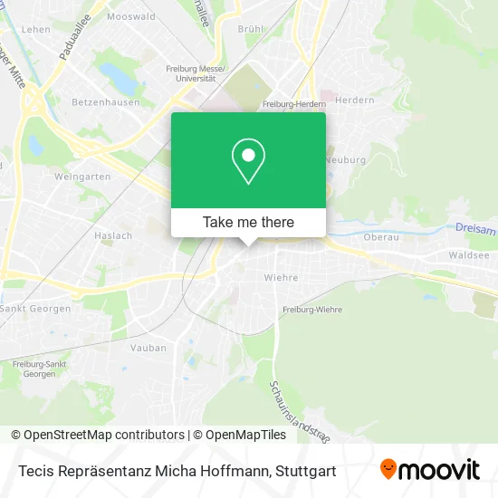 Карта Tecis Repräsentanz Micha Hoffmann
