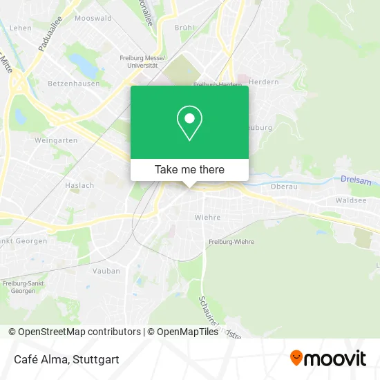 Карта Café Alma