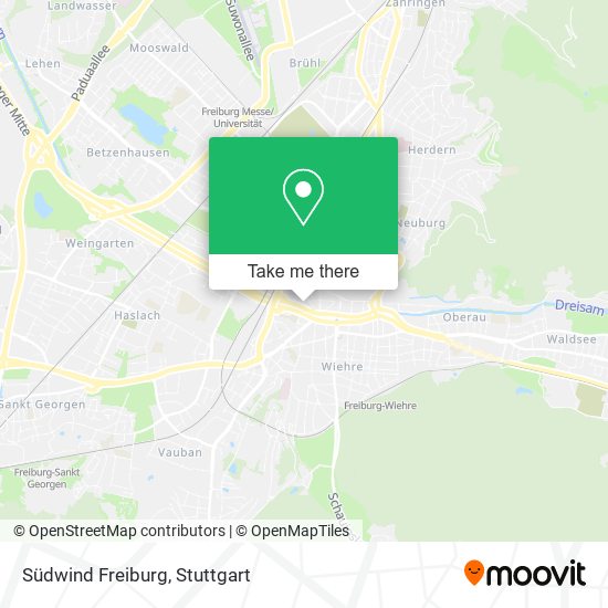 Südwind Freiburg map