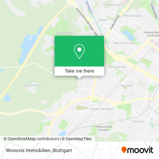 Wonovis Immobilien map