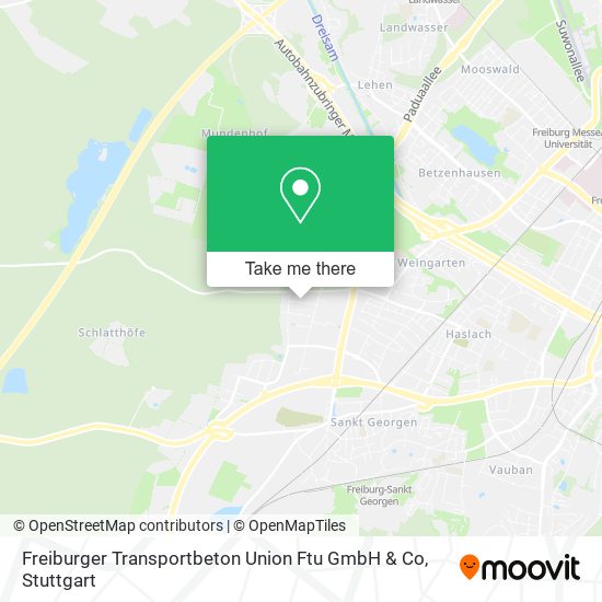 Freiburger Transportbeton Union Ftu GmbH & Co map