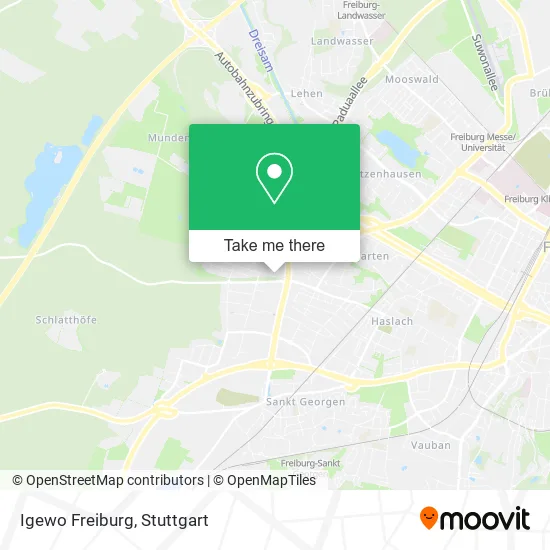 Карта Igewo Freiburg